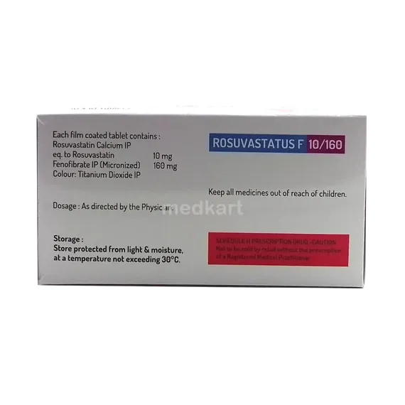 rosuvastatus f 10mg tablet 10's